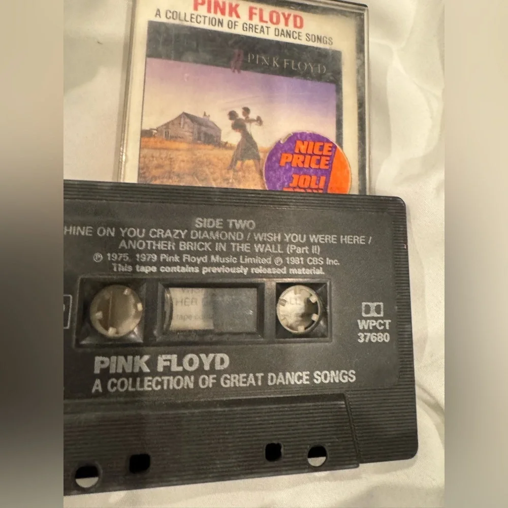 Lot of (3) Vintage Pink Floyd Cassette Tapes - Picture 6 of 6